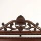 Small antique psyché mirror in mahogany and poplar, Italy, 19th century.