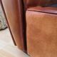 Tawny vintage leather club chair