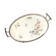 earthenware and metal top