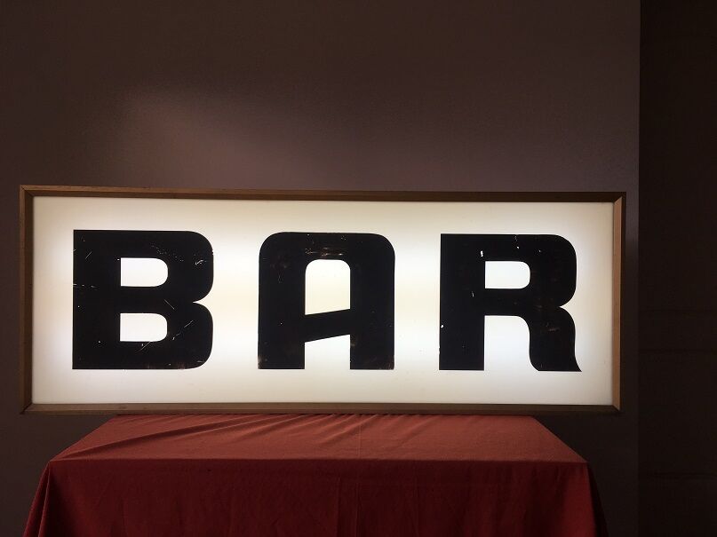vintage bar sign