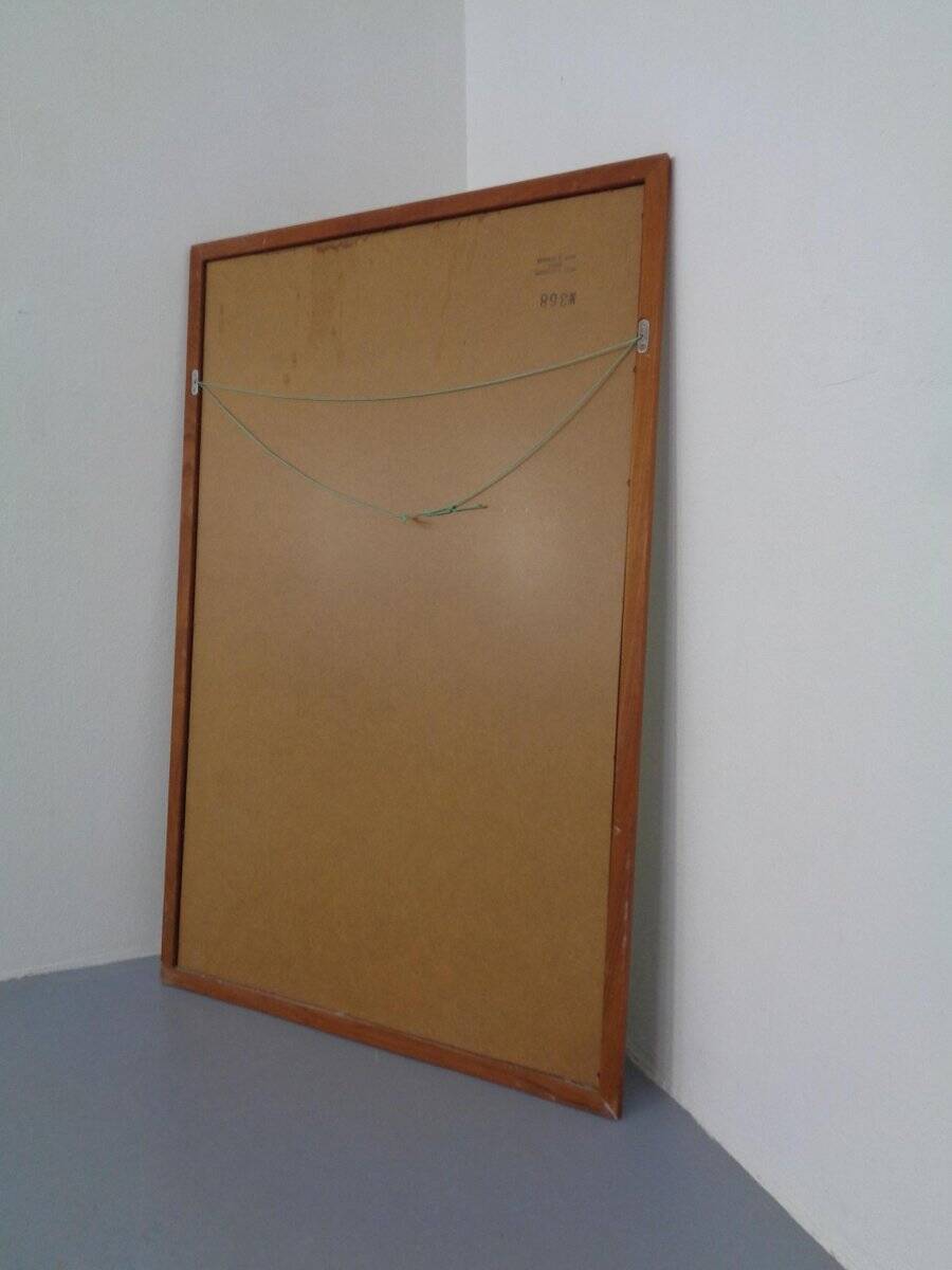 Large Danish No 368 Mirror in Teak by Aksel Kjersgaard, 1960s