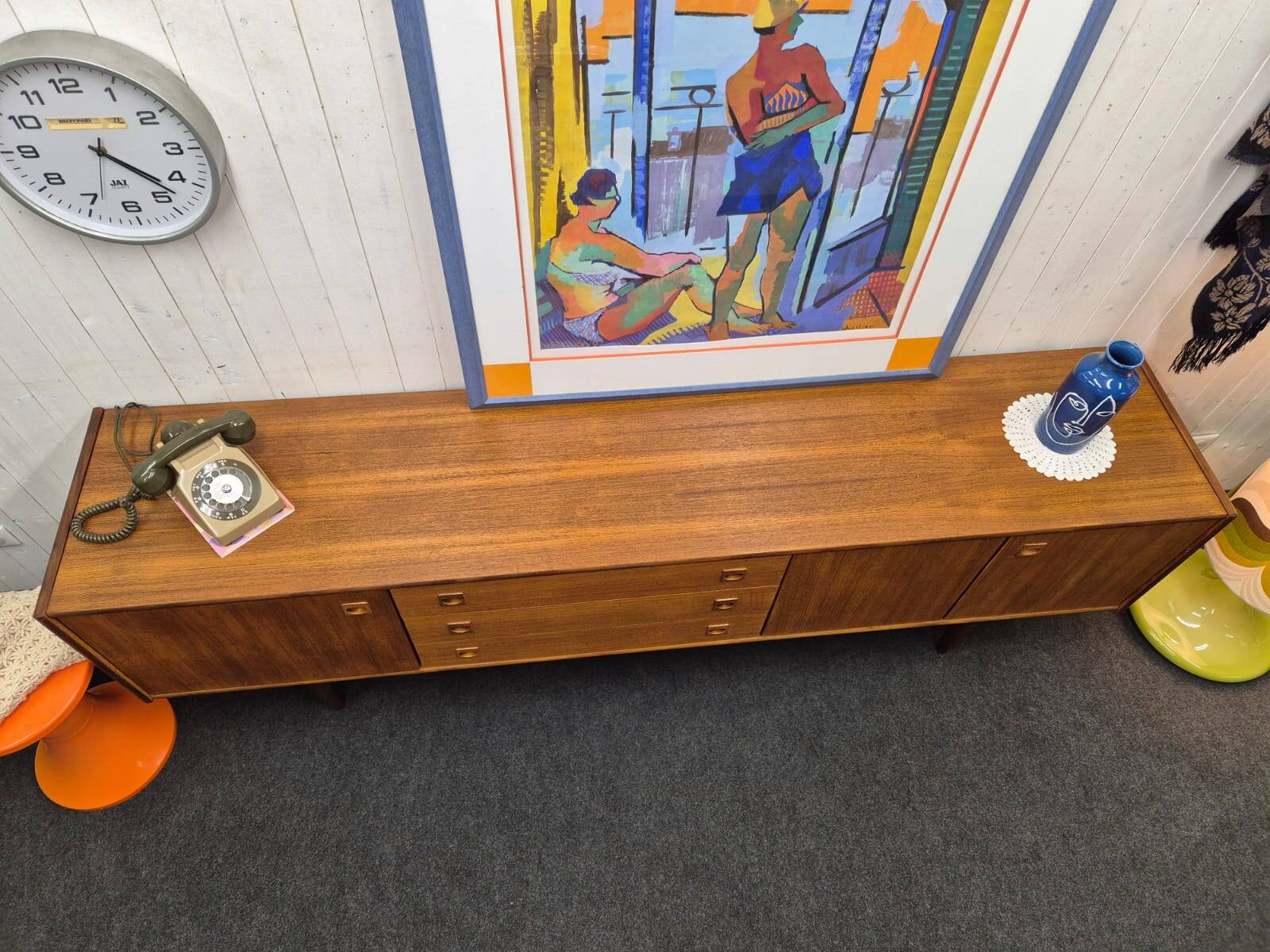Vintage Scandinavian sideboard