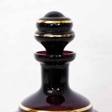 Smoked glass carafe for the 1950s