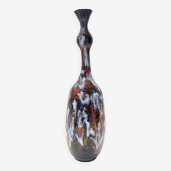 Vase tulipe en céramique vintage fait à la main par Giovanni Poggi pour San Giorgio, Italie