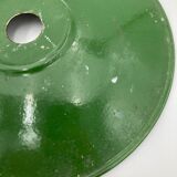 Green enamel cake