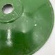 Green enamel cake