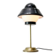 Mid-century Italian Brass & Glass Table Lamp, 1960s