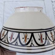 Large Ceramic Salad Bowl SAFI Morocco XXL 29cm Berber Pottery Zouak Tra