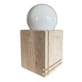 Travertine lamp 1970