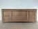 Large antique wedding chest in raw oak from the 19th century (shallow depth)