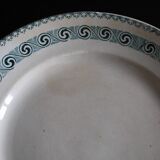 Set of 5 ironstone plates Moulin des Loups & Hamage