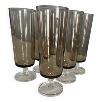 6 vintage flutes 70