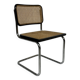 Cesca chair b32 model in chrome and black by Marcel Breuer
