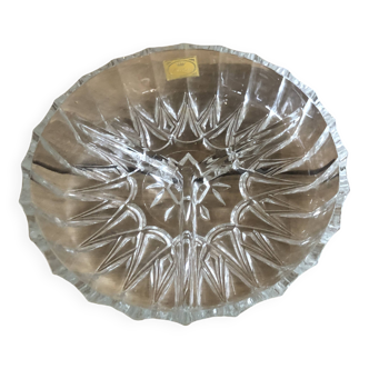 Luxhem 3-compartment crystal dish