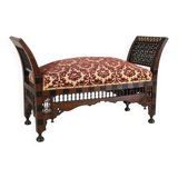 19th-Century Bench in Exotic Wood, 1890s