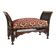 19th-Century Bench in Exotic Wood, 1890s