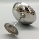 6 vintage stainless steel ice cream cups, stainless steel dessert cups