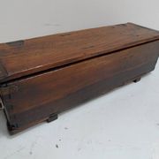 Vintage wooden military chest