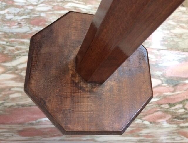 Sellette Art Deco in varnished wood