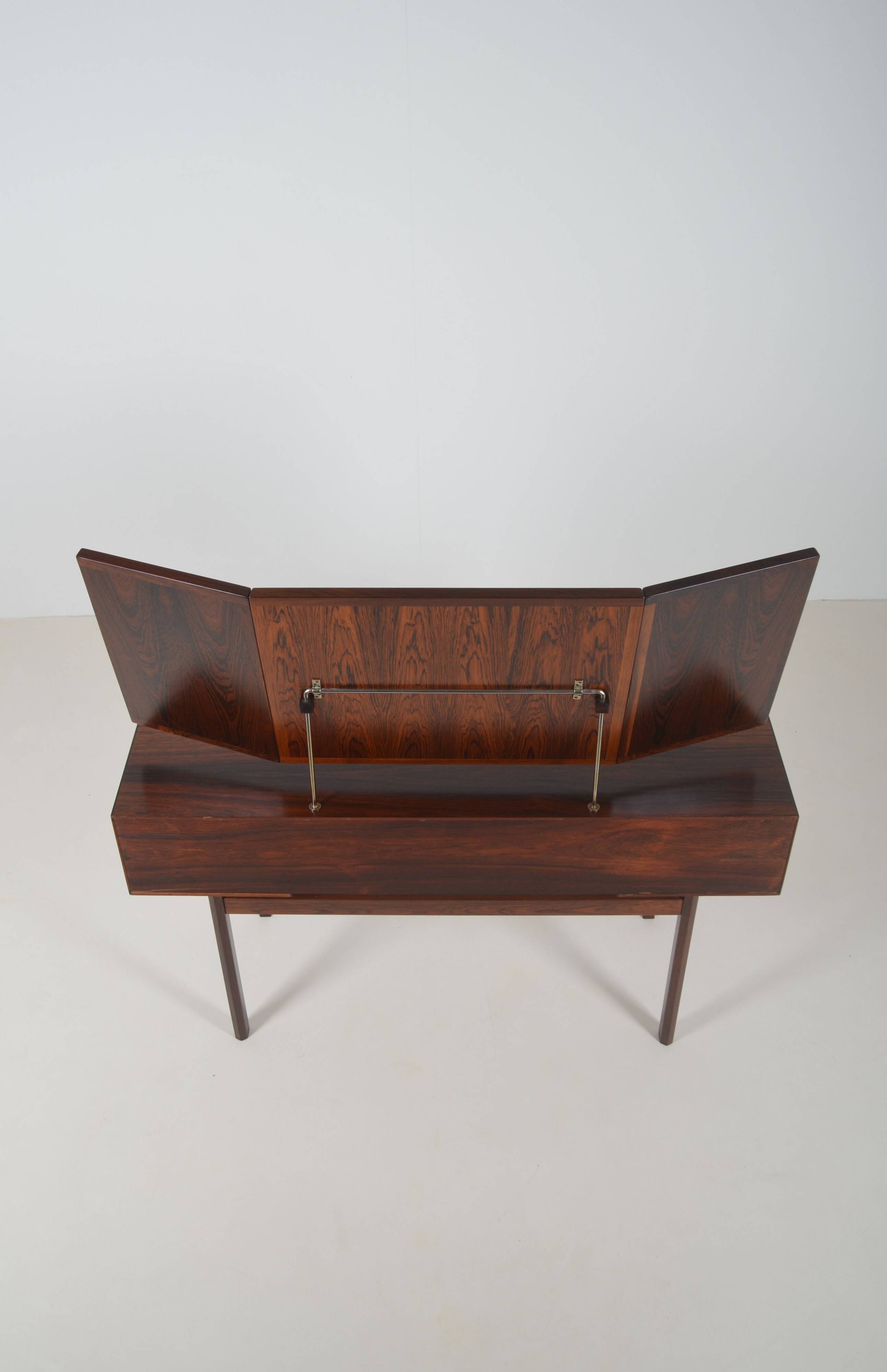 Danish dressing table in rosewood by Kai Kristiansen for Aksel Kjersgaard