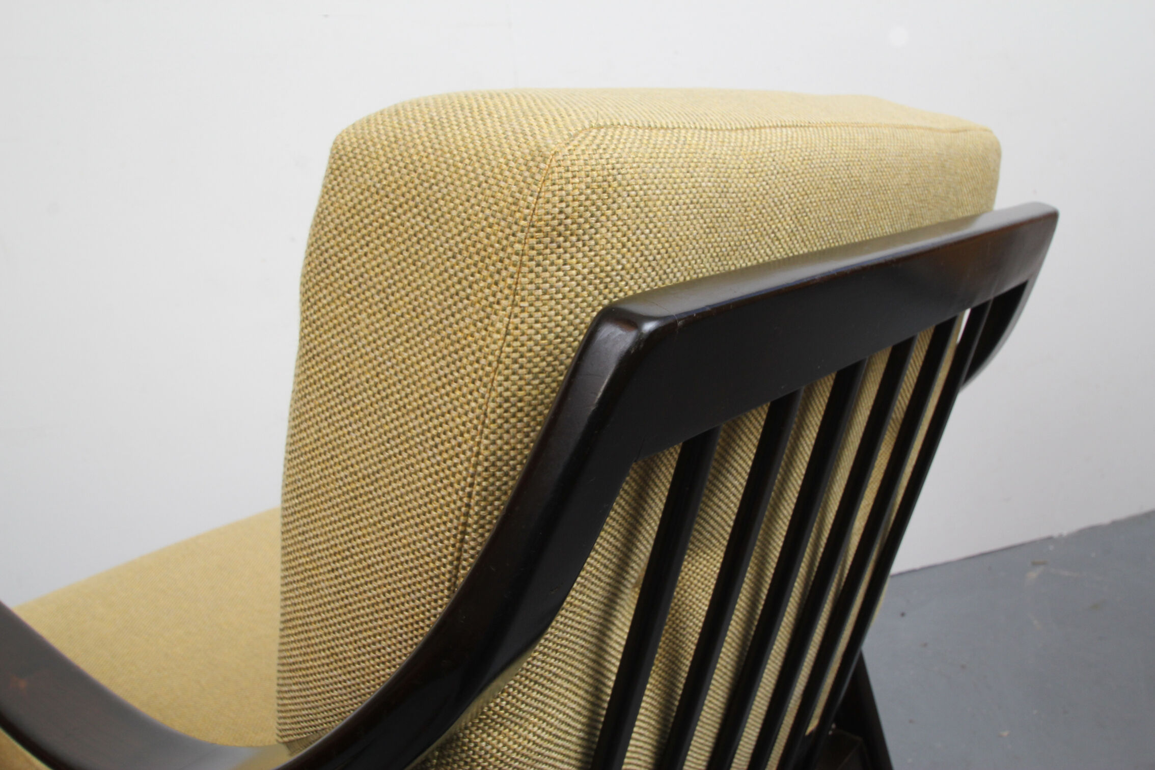 1960s armchair in yellow