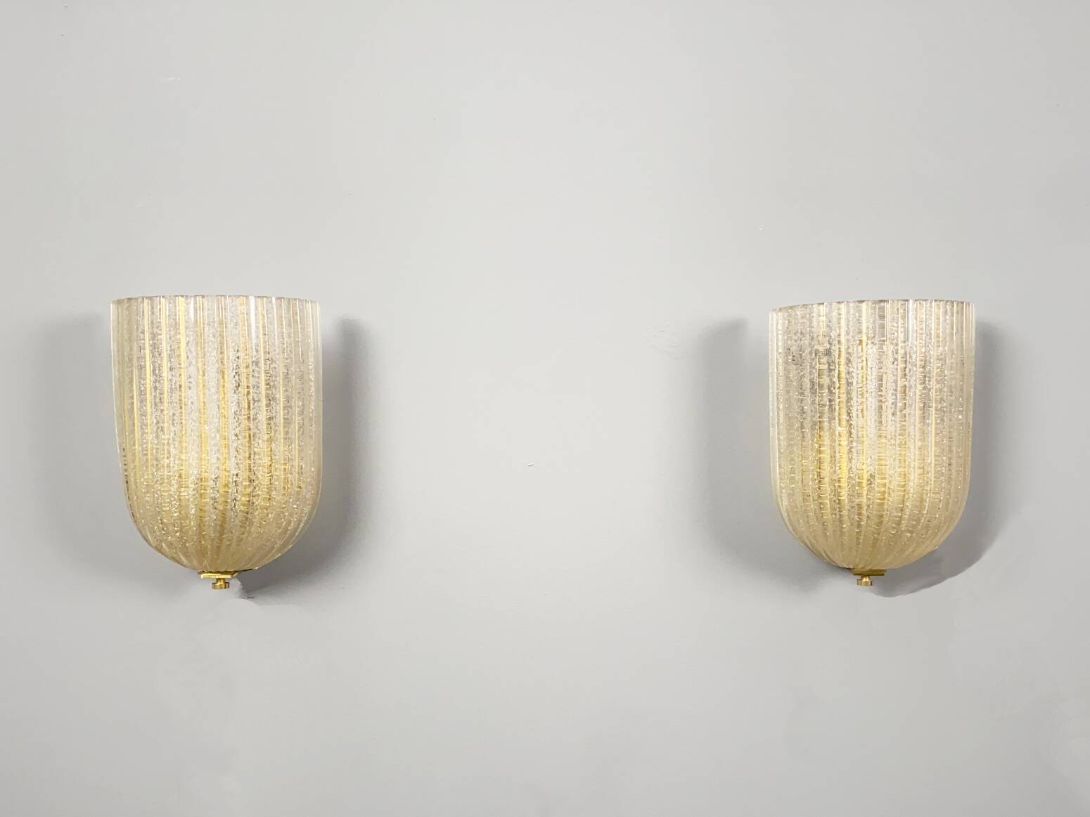 Pair of Sconces by Barovier & Toso, Murano, Italy, 1970s