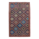6X10 Bluw & Burgundy Handmade Vintage Kilim Rug, 181x295Cm