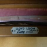 Lloyd loom chest bench