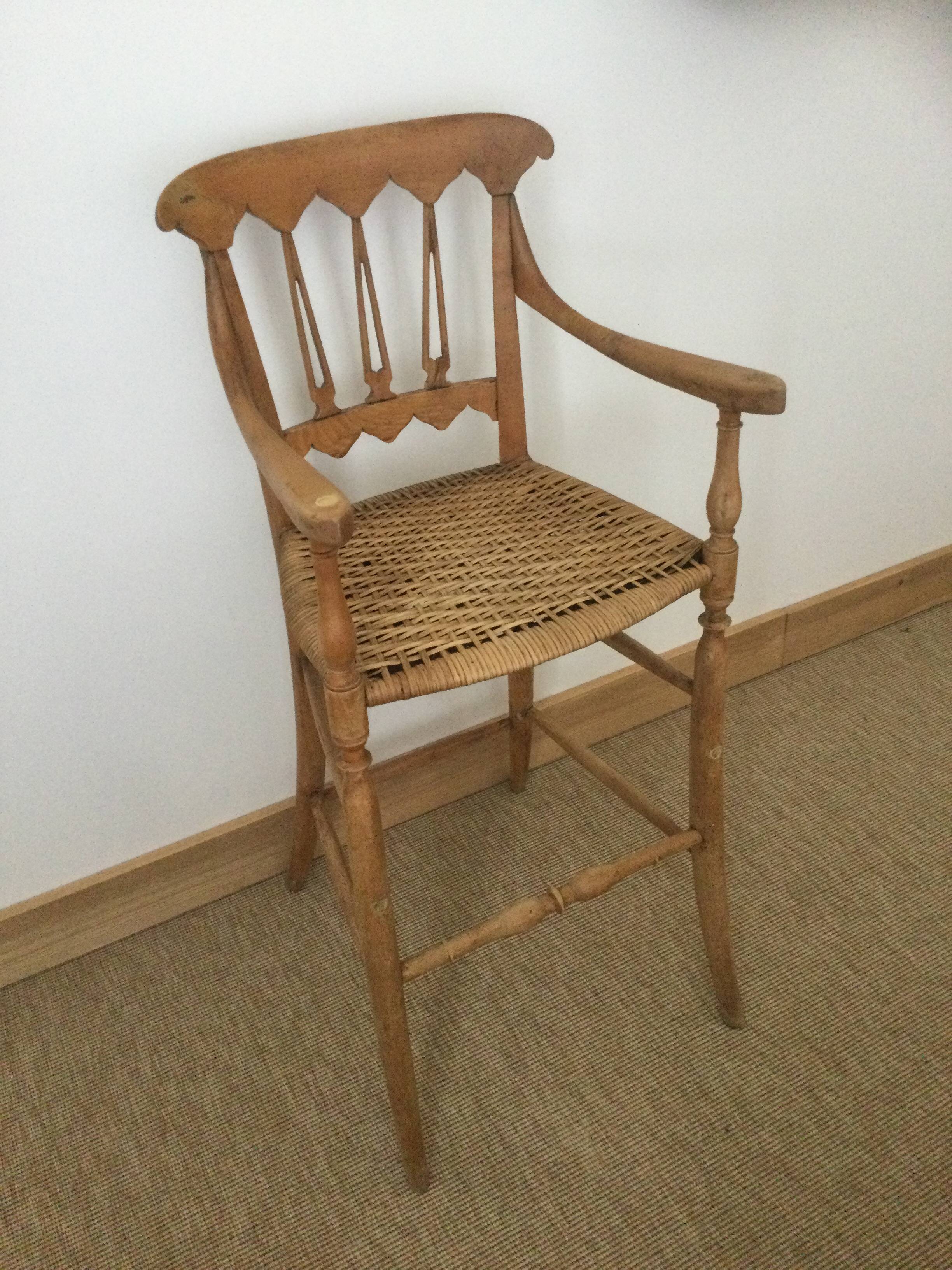 Antique high chair
