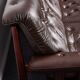 Rosewood and calf leather canapé from the 1960s, Rodeio by Jean Gillon, 1968.