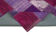 Hand-Knotted Turkish Vintage 172 cm x 247 cm Purple Patchwork Carpet