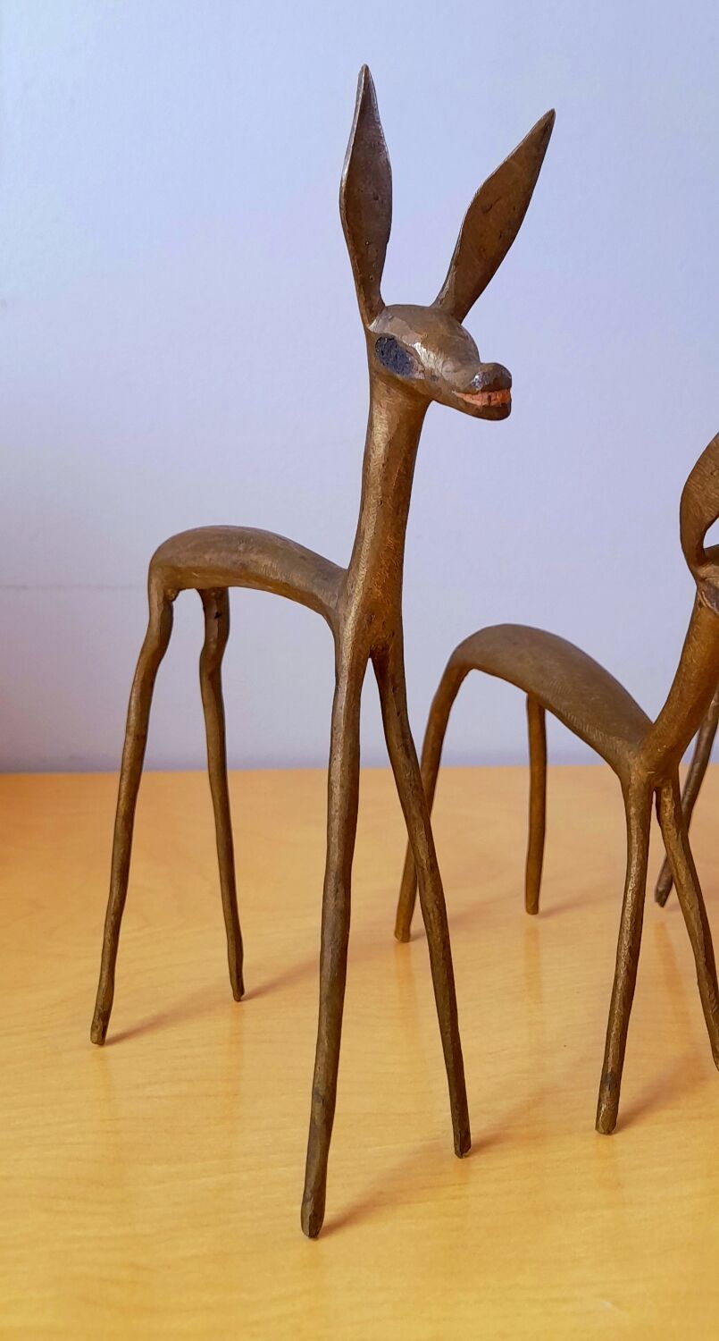 African animals in bronze 1970