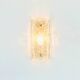 Scandinavian Glass & Brass Wall Lamp by Carl Fagerlund for Orrefors, 1960s