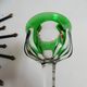 BACCARAT "Malmaison" Glass wine rhinestone double green antique - 19 cm