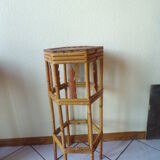 Bamboo side table