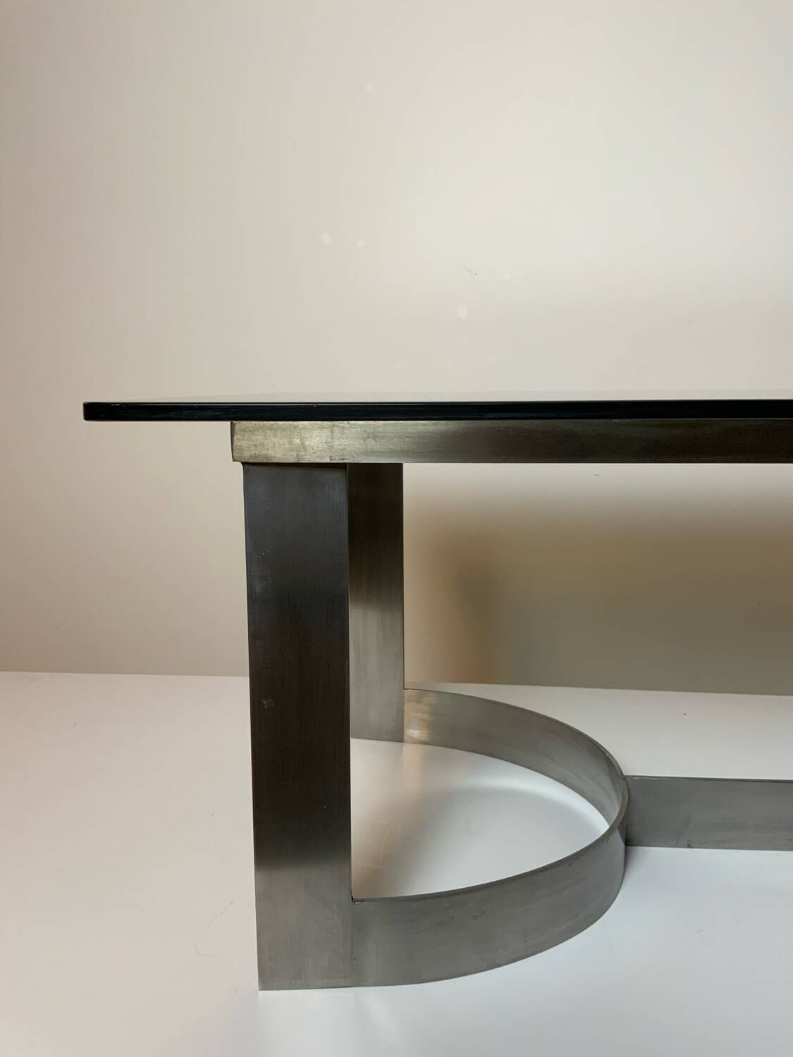 70´ glass coffee table