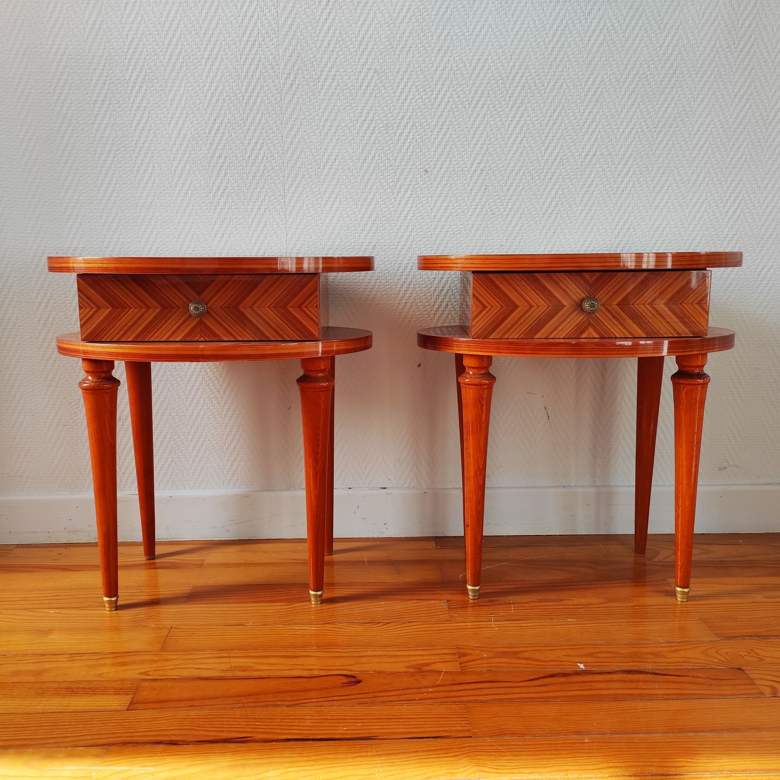 Pair of vintage bedside tables