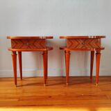 Pair of vintage bedside tables