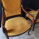 Pair of empire armchairs
