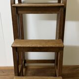 Stool transforming into a step ladder.