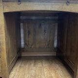 Bureau exotique hévéa massif 5 tiroirs maori