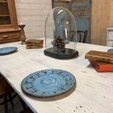 Patinated trestle table