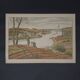 Lithographie par Henri Rivière Les Aspects de la Nature - Le Fleuve