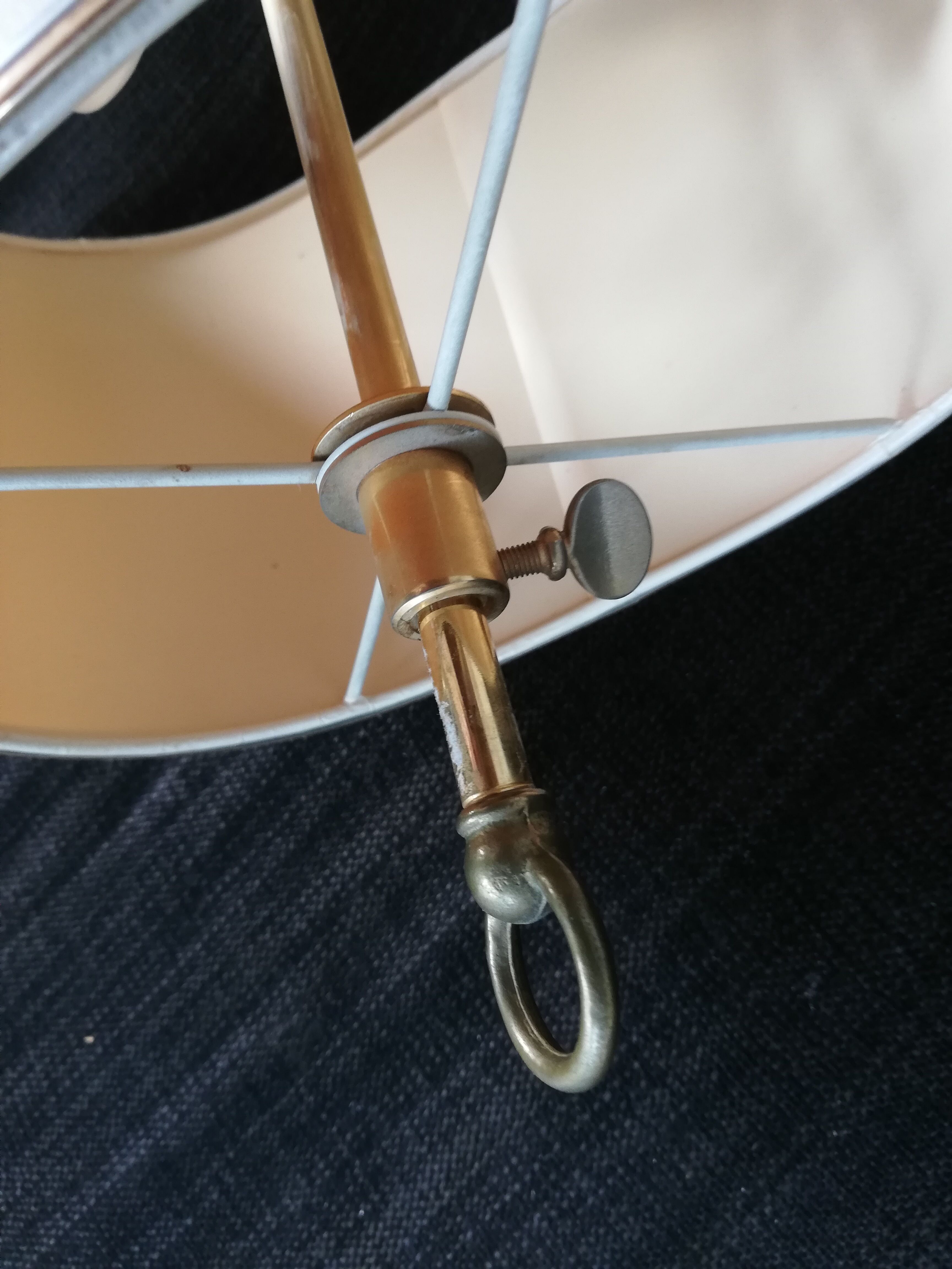 Bouillotte lamp 2 fires empire style