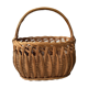 Panier en osier vintage