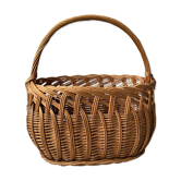 Panier en osier vintage