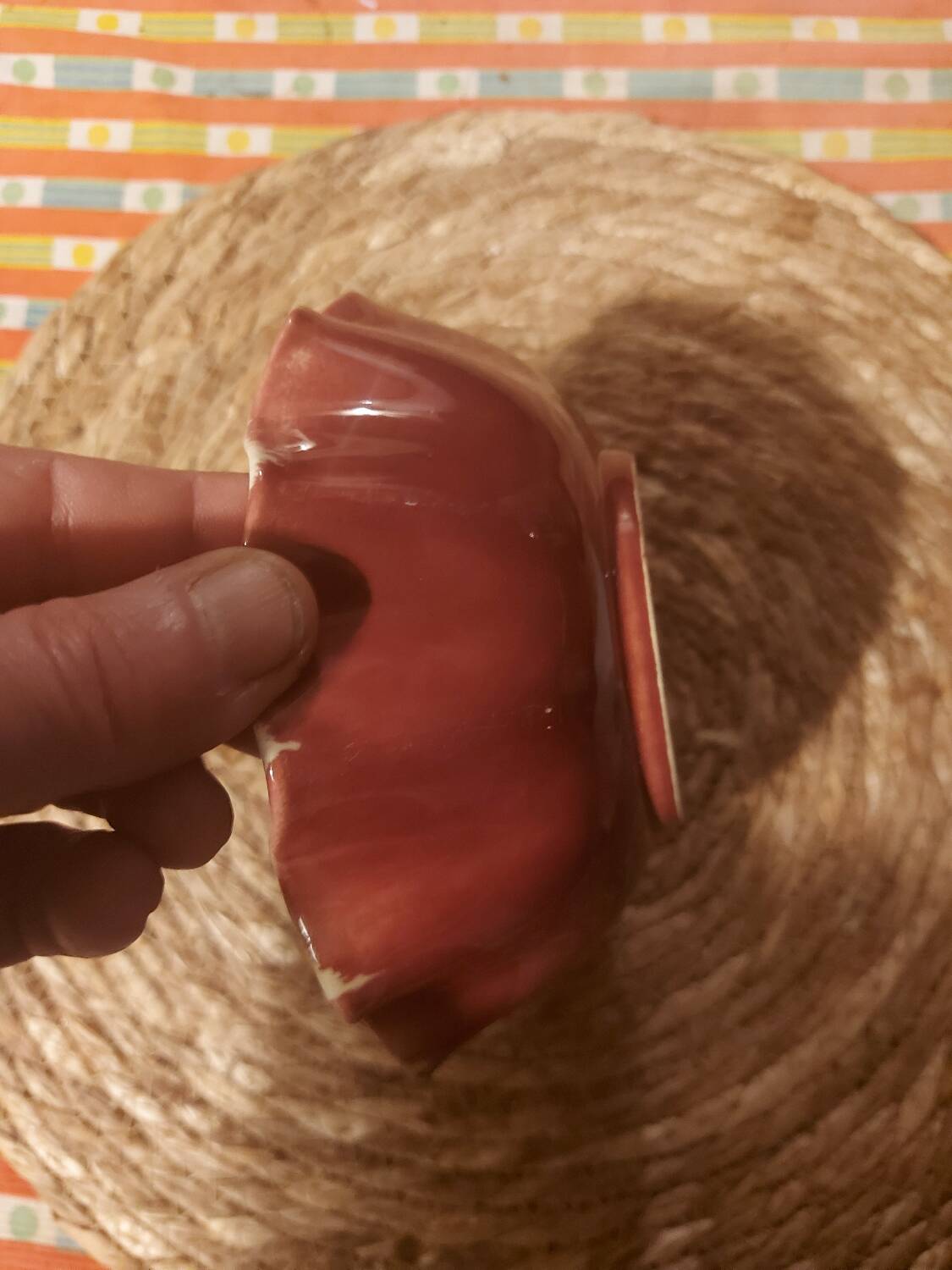 Glossy glaze cup