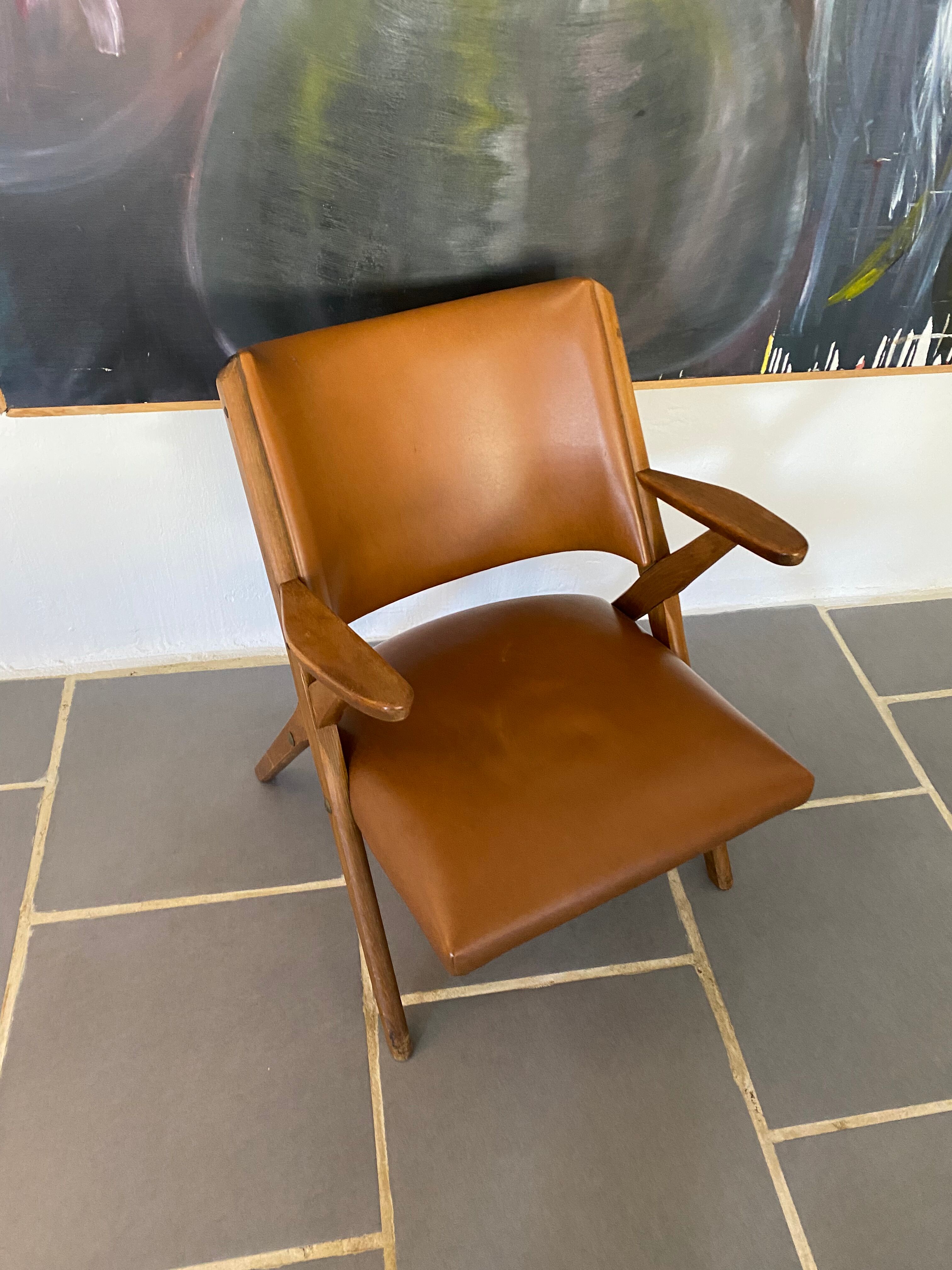 Fauteuil vintage design italien del vera