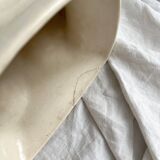 Antique wall fountain in ironstone, "Spring" Gien earthenware, late 19th century