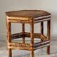 Table basse en bambou vintage